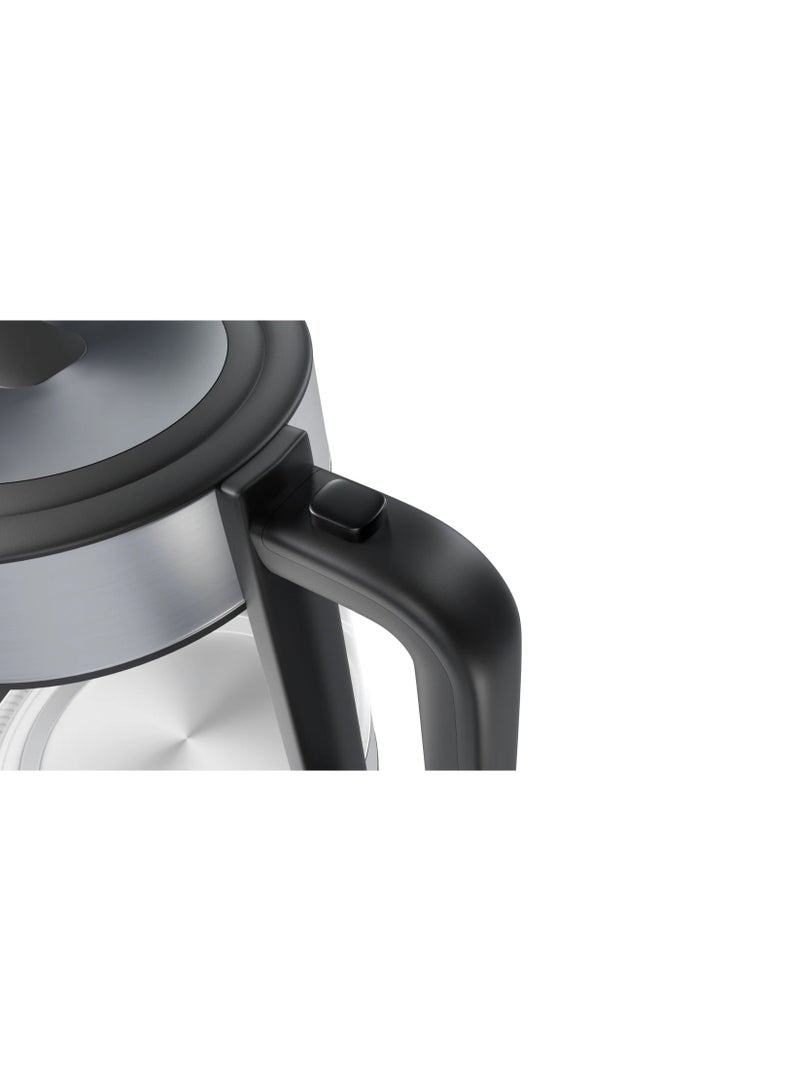 OneLife One Life Water Kettle - 1.7 Liter - EKC190B-2200 Watt - Glass and Stainless - Image 3