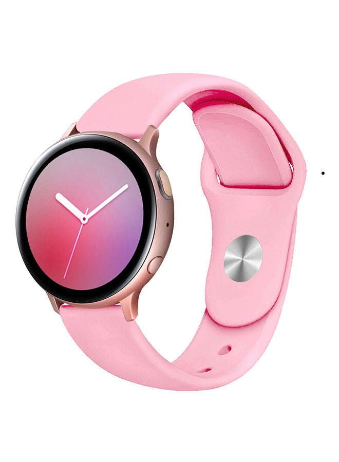 O Ozone 20mm Silicone Watch Band for Samsung Galaxy Watch 7 6 5 4 FE 40mm 44mm 45mm/Galaxy Watch 6 4 Classic 43mm 47mm 42mm 46mm Wristband -Pink - Image 1