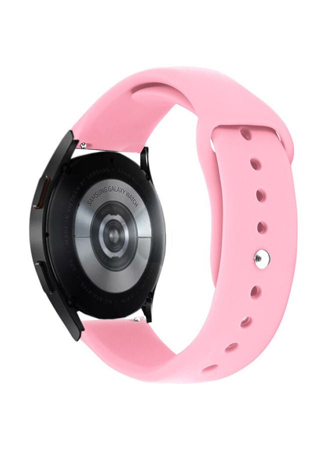 O Ozone 20mm Silicone Watch Band for Samsung Galaxy Watch 7 6 5 4 FE 40mm 44mm 45mm/Galaxy Watch 6 4 Classic 43mm 47mm 42mm 46mm Wristband -Pink - Image 2