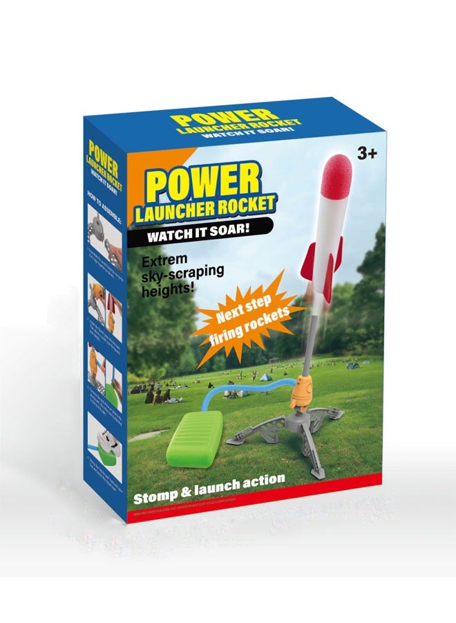 general Rocket Toys Kids Toy Launcher 3-12 Boys Girls Outdoor Toys Boys Toys Garden Toys Stomp Toys Rocket Kids Toys Gifts for boys - Image 1