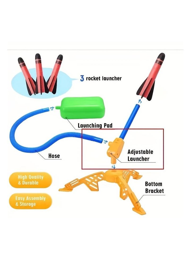 general Rocket Toys Kids Toy Launcher 3-12 Boys Girls Outdoor Toys Boys Toys Garden Toys Stomp Toys Rocket Kids Toys Gifts for boys - Image 4