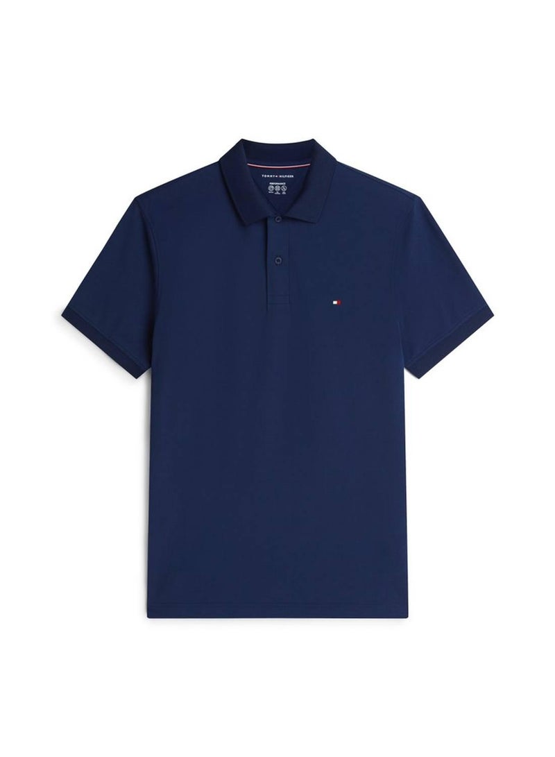 TOMMY HILFIGER Performance Regular Fit Pique Polo Shirt - Image 5