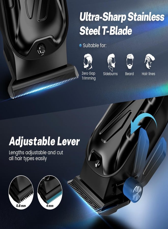 Brightup Barber Hair Clippers [Brushless 9000RPM & Cordless] for Men, Professional Clippers & Trimmers Set with USB-C Charging Stand, Hair Tools Cutting Kit with LCD Display, Gift for Men - Image 3