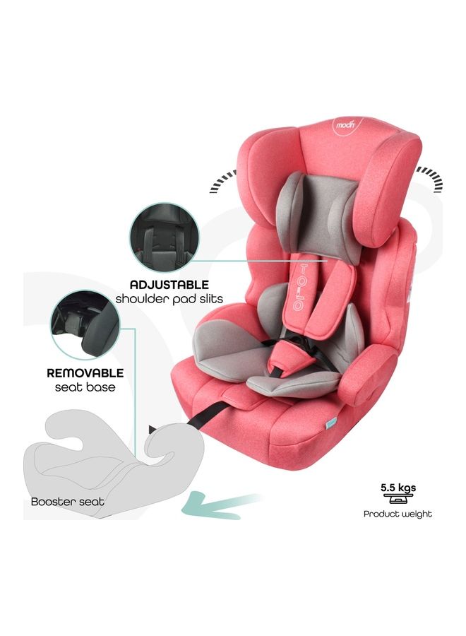 Moon Lofty Baby Car seat Group(1,2,3) - Pink - Image 3