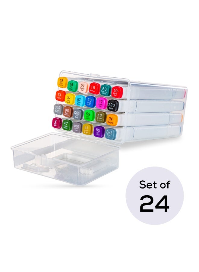 Eazy Kids Eazy Kids 24 pcs Dual Markers Set  - Image 4