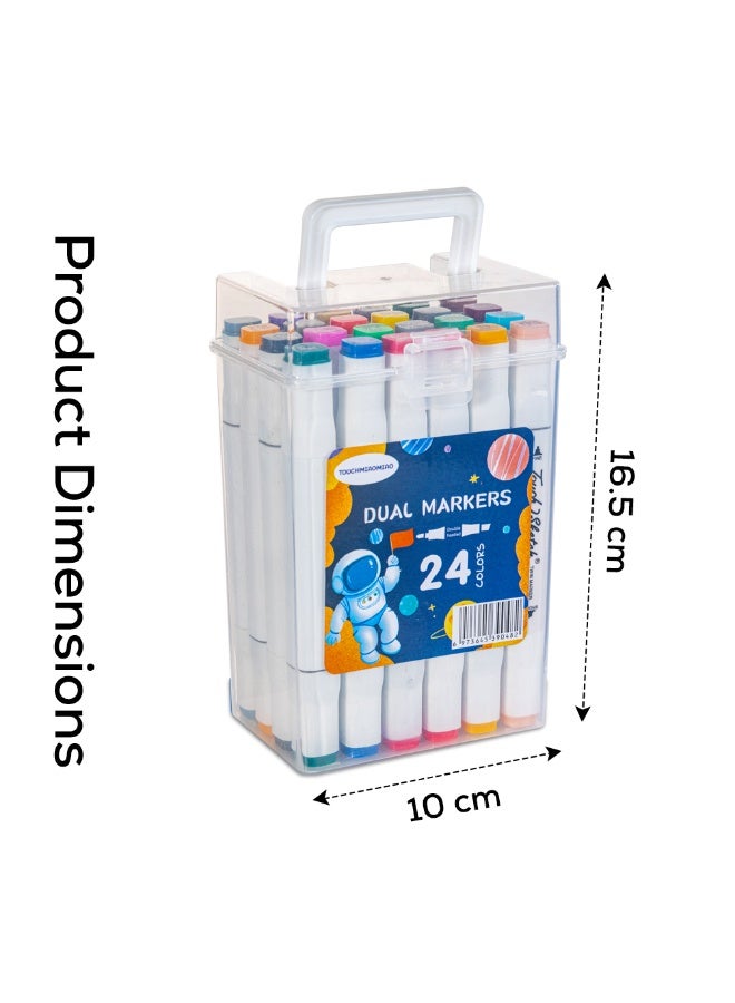 Eazy Kids Eazy Kids 24 pcs Dual Markers Set  - Image 5