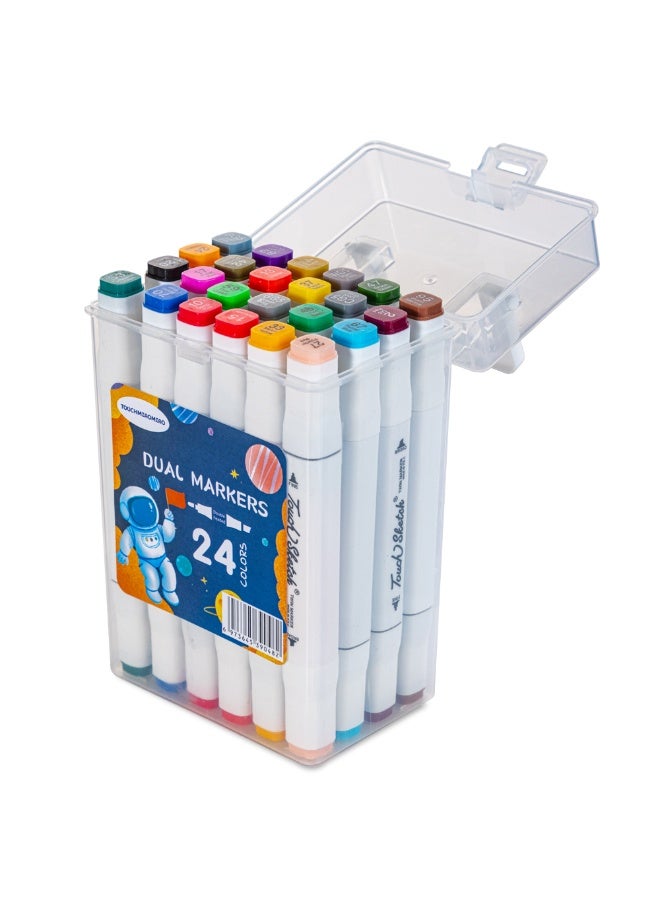 Eazy Kids Eazy Kids 24 pcs Dual Markers Set  - Image 3