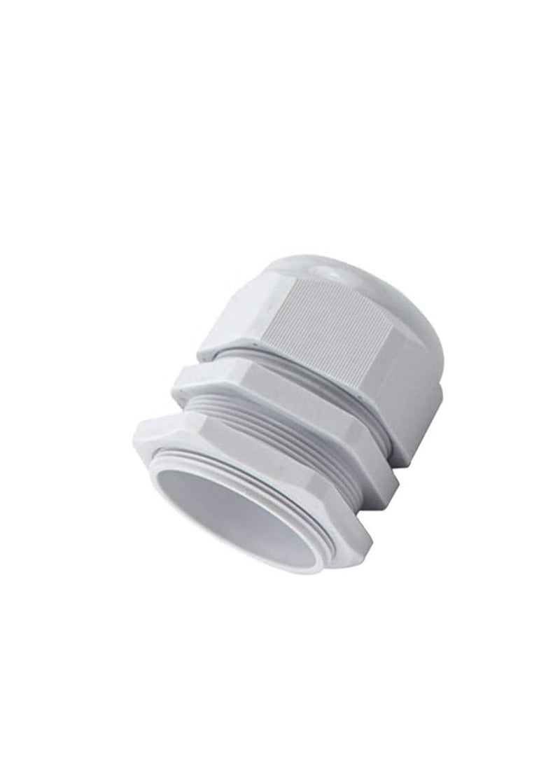 Armoured Cable Gland Kit for Outdoor Sockets and Junction Boxes & Industrial Use with Lock Nut PVC Shroud and Earth Tag (16S, BW) - Image 2