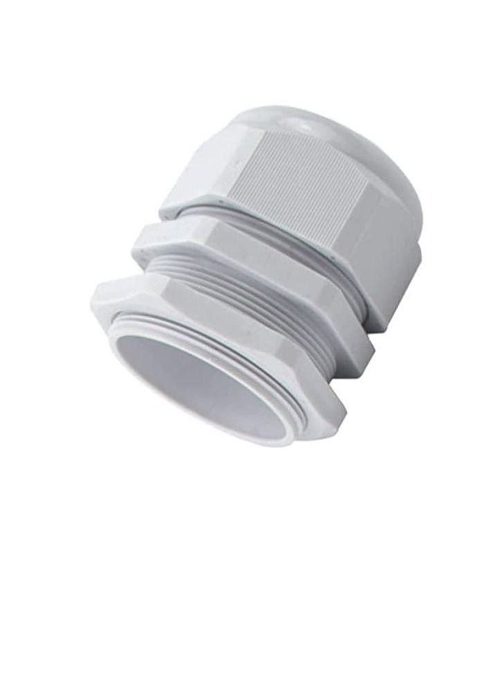 Armoured Cable Gland Kit for Outdoor Sockets and Junction Boxes & Industrial Use with Lock Nut PVC Shroud and Earth Tag (16S, BW) - Image 1