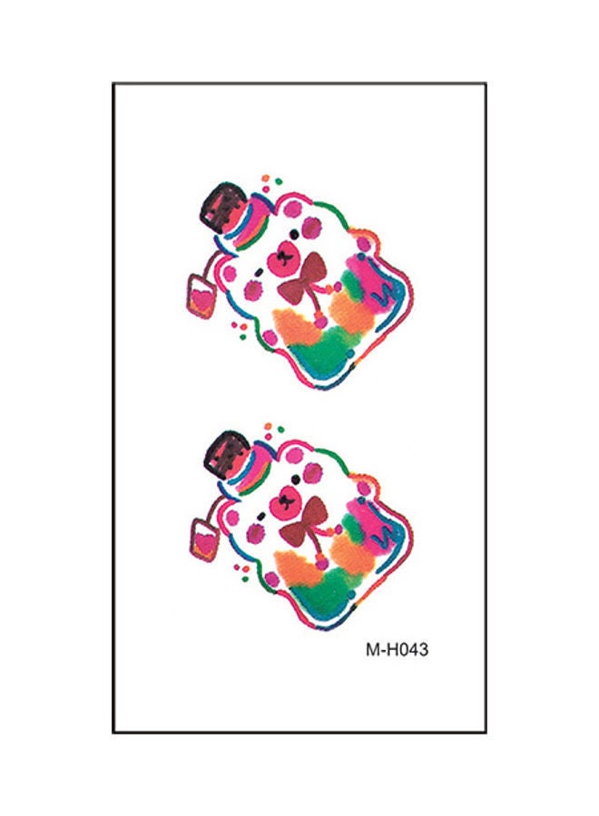 NIBEMINENT Waterproof Fashionable Temporary Tattoo Sticker Multicolour - Image 1