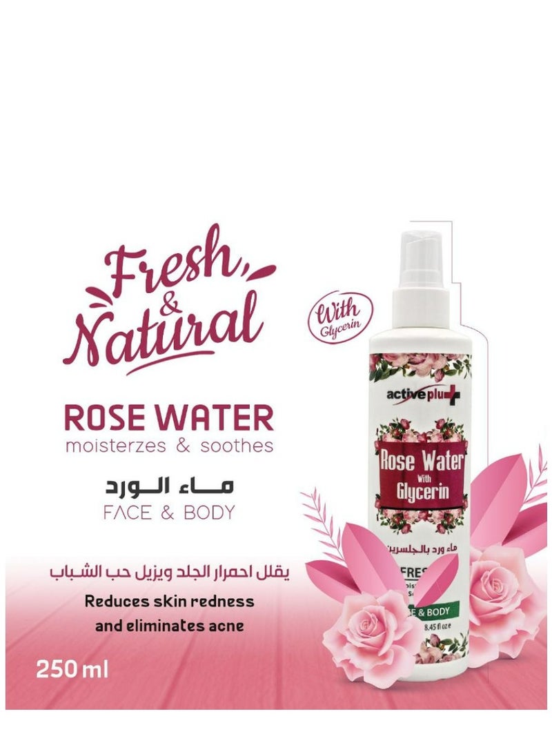 ACTIVEPLUS Rose Water 250 ML - Image 1
