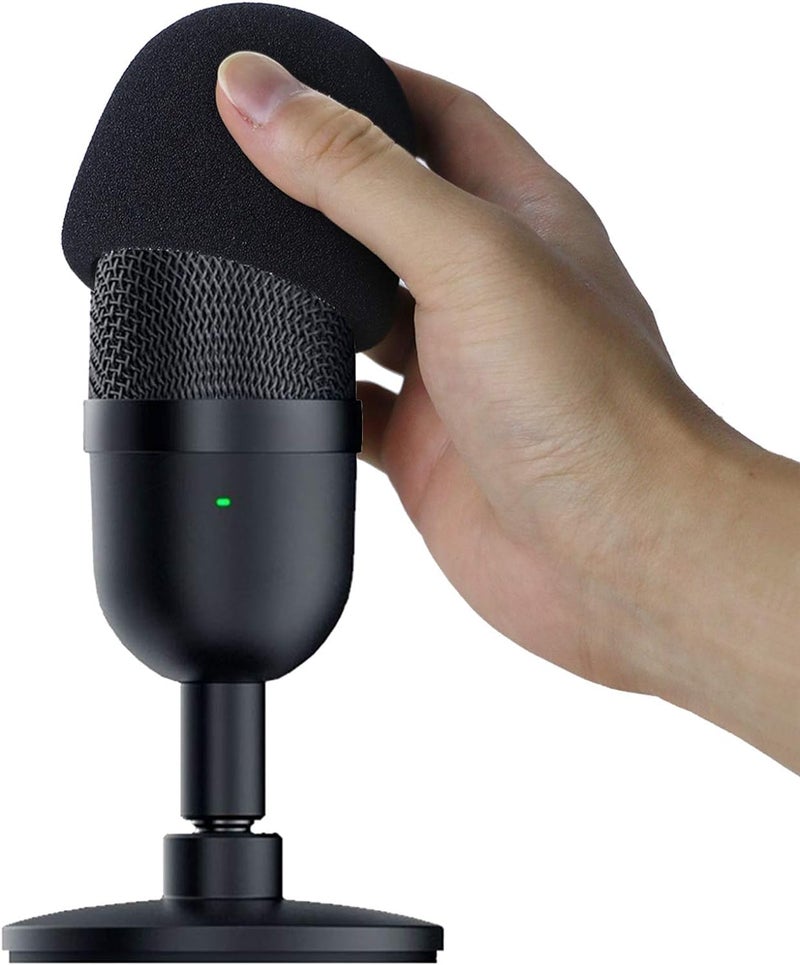 SUNMON Seiren Mini Pop Filter Foam Cover - Professional Mic Windscreen Wind Cover for Razer Seiren Mini USB Streaming Microphone to Minimise Plosives - Image 4