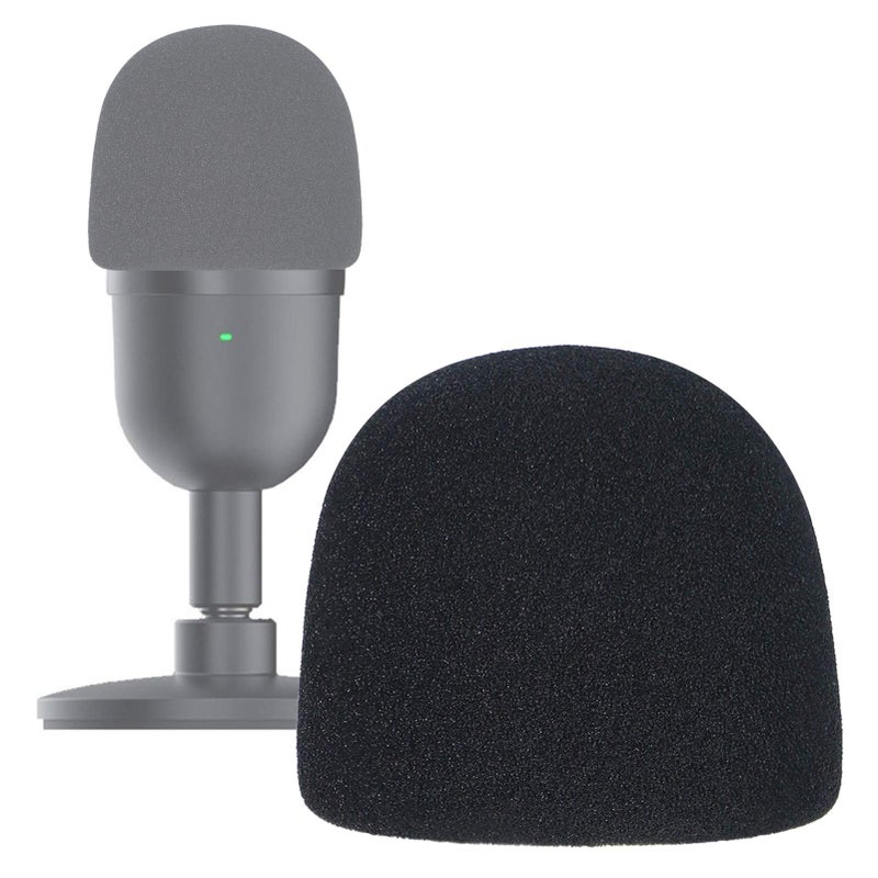 SUNMON Seiren Mini Pop Filter Foam Cover - Professional Mic Windscreen Wind Cover for Razer Seiren Mini USB Streaming Microphone to Minimise Plosives - Image 1
