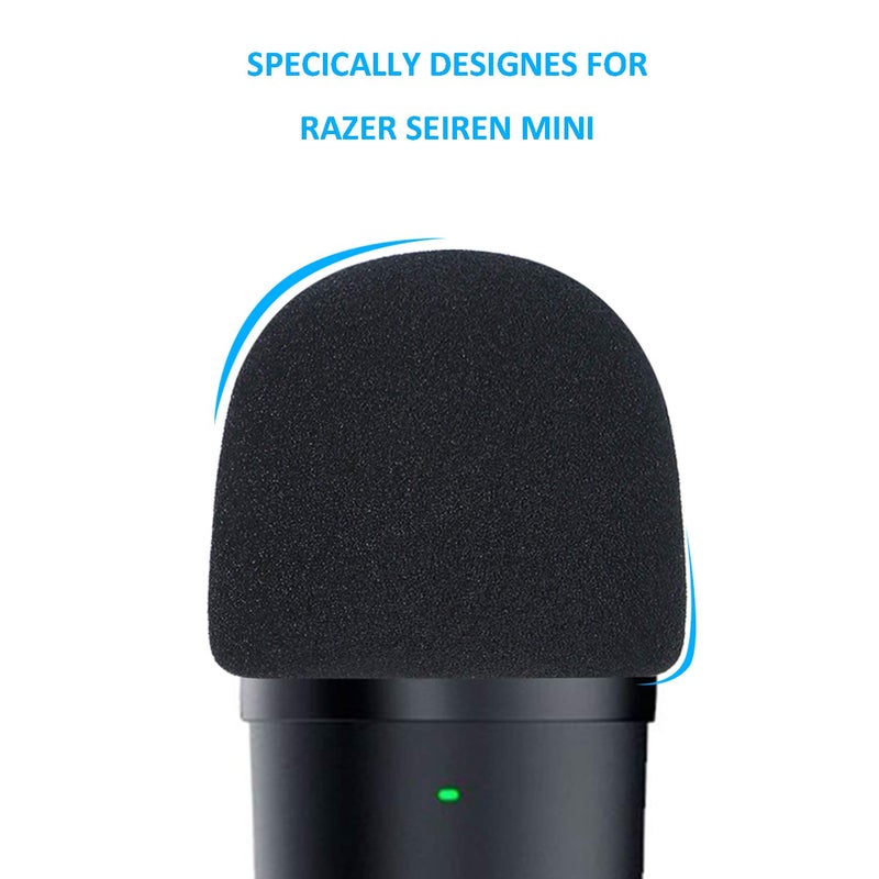 SUNMON Seiren Mini Pop Filter Foam Cover - Professional Mic Windscreen Wind Cover for Razer Seiren Mini USB Streaming Microphone to Minimise Plosives - Image 3