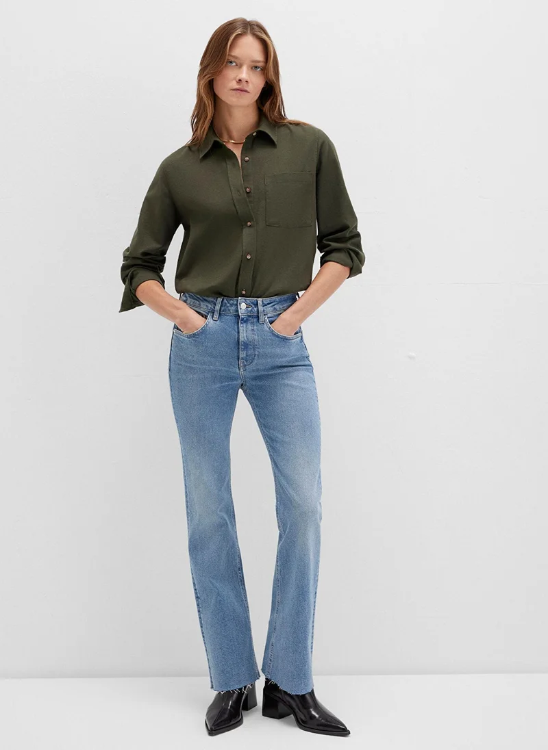 مافي Solid Regular Fit Shirt