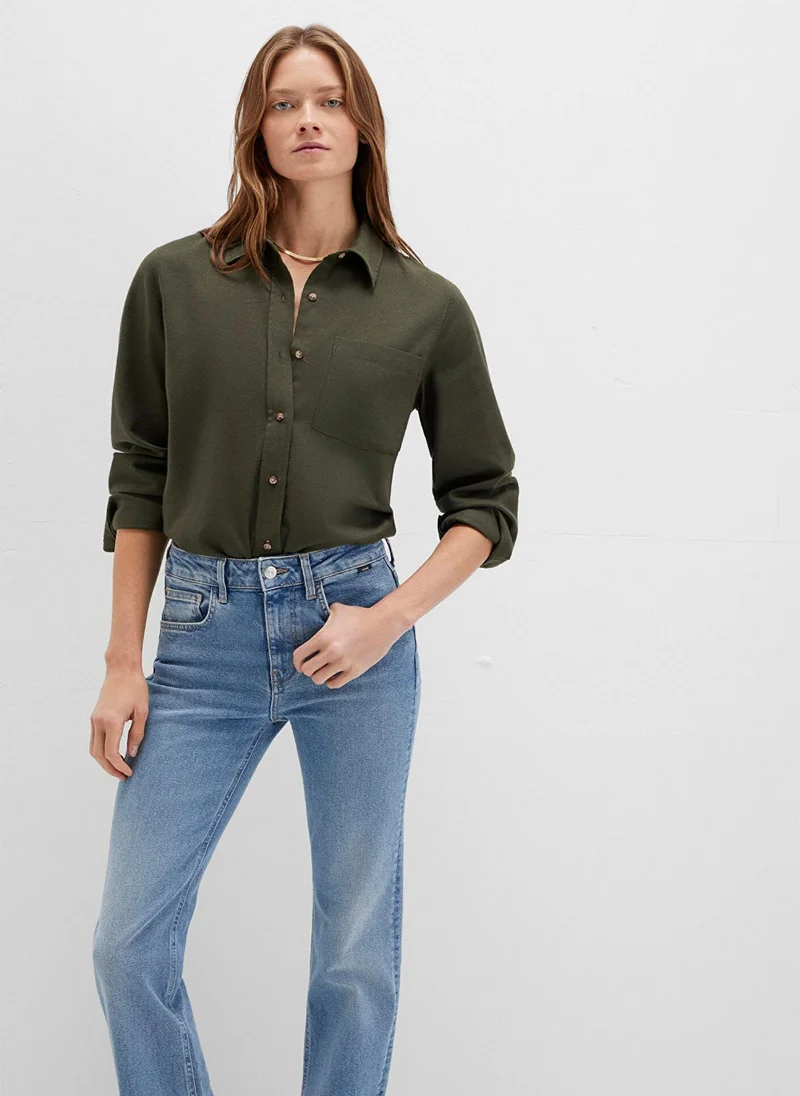 مافي Solid Regular Fit Shirt