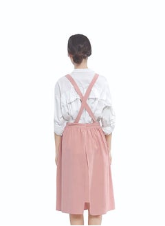 YANEK YANEK Cotton Linen Kitchen Apron for Women Durable, Washable, Comfortable and Durable with Pockets and Adjustable Straps; Perfect for Cooking, Baking, Flower Shop, Work, and Cleaning  - Image 2