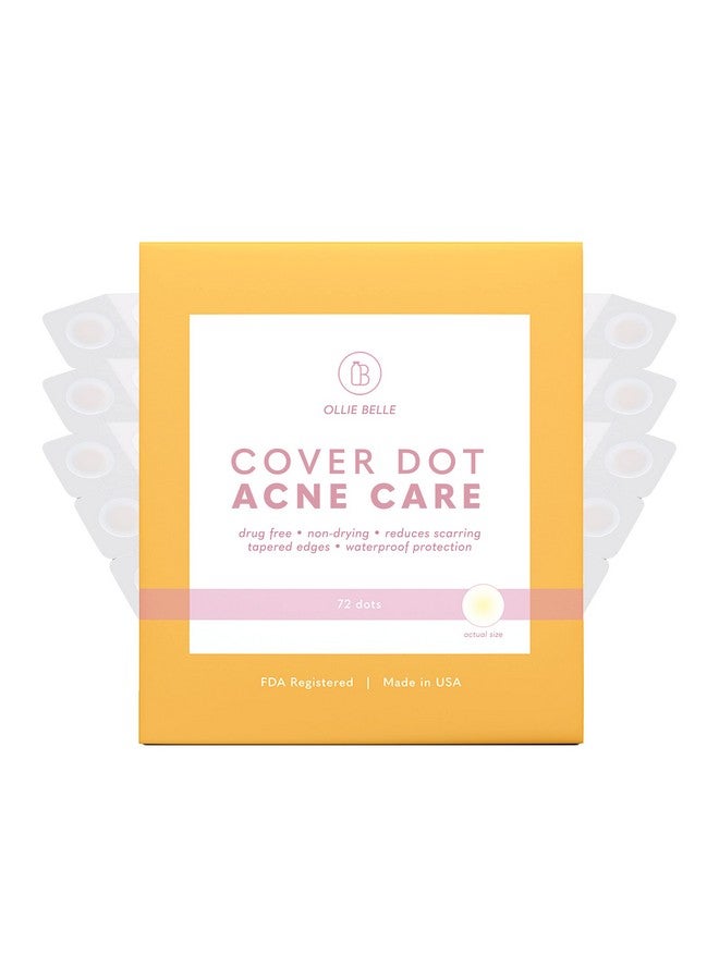 SMARTMED Cover Dot Acne Care (72 Dots) Skin Blemish Treatment With Hydrocolloid | Clear, Waterproof Patch | Oil And Pimple Absorbing | Latexfree - Image 1