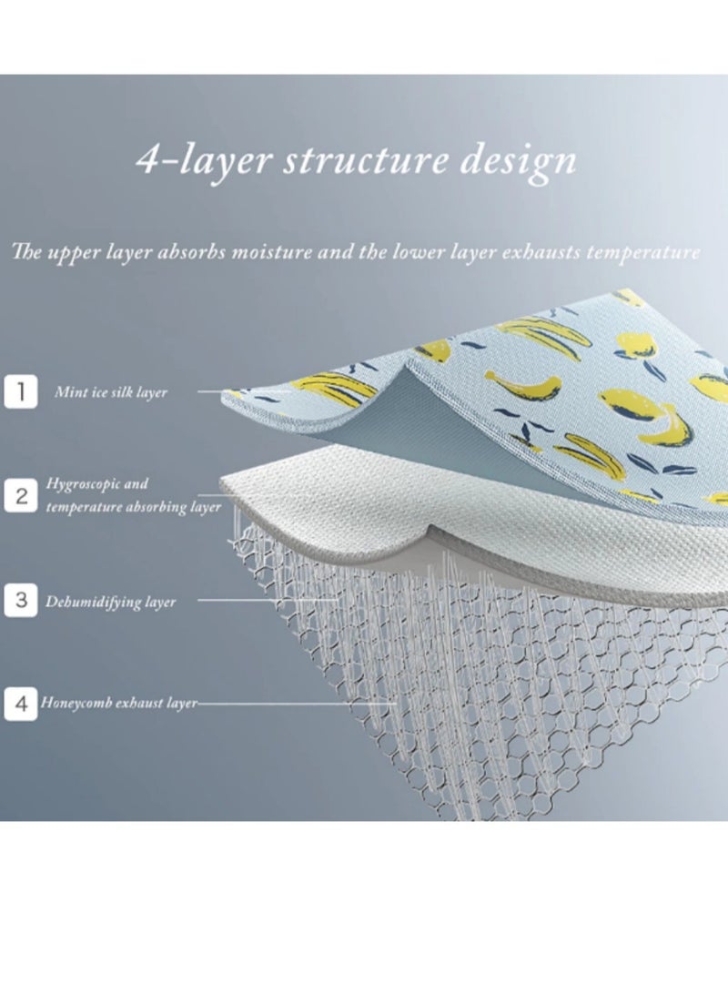 Baby Care Soft Baby Sleeping Pillow with Cooling Design, Breathable Hypoallergenic Elephant Print, Ideal for Infants 6 Months+ - Image 5