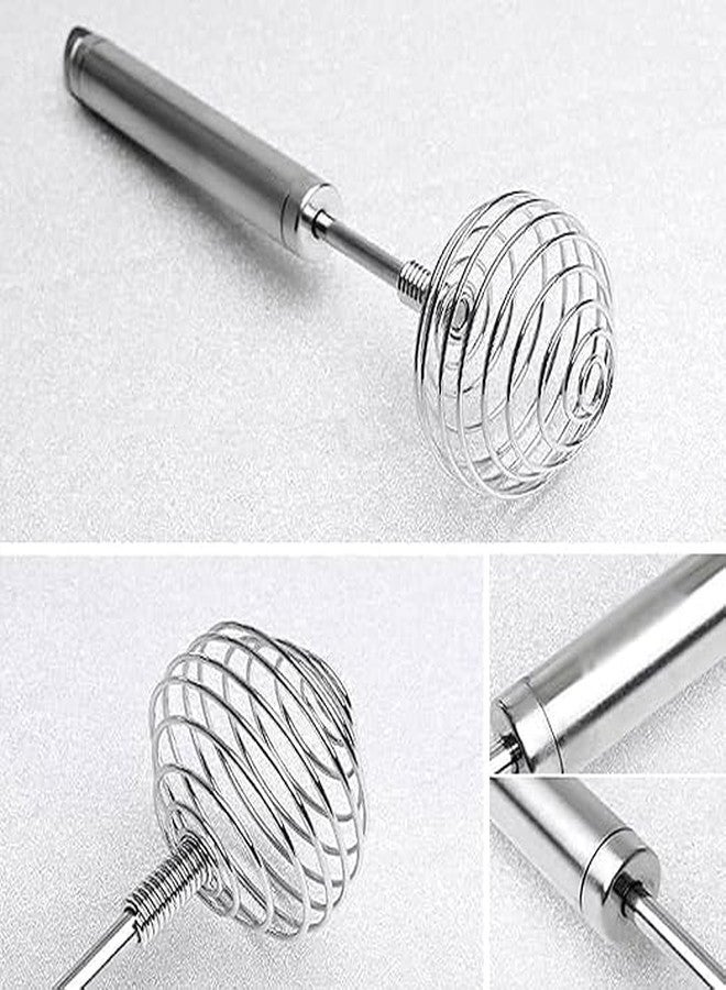 ATOOZED Multiuse Egg Whisk Potato Masher Stainless Steel Spiral Shape Manual Whisk Frother Blender Egg Beater Stirrer Kitchen Tool - Image 3