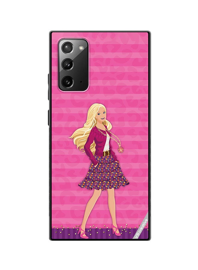 VR CREATIVE Protective Case Cover For Samsung Galaxy Note20 5G Barbie Design Multicolour - Image 1