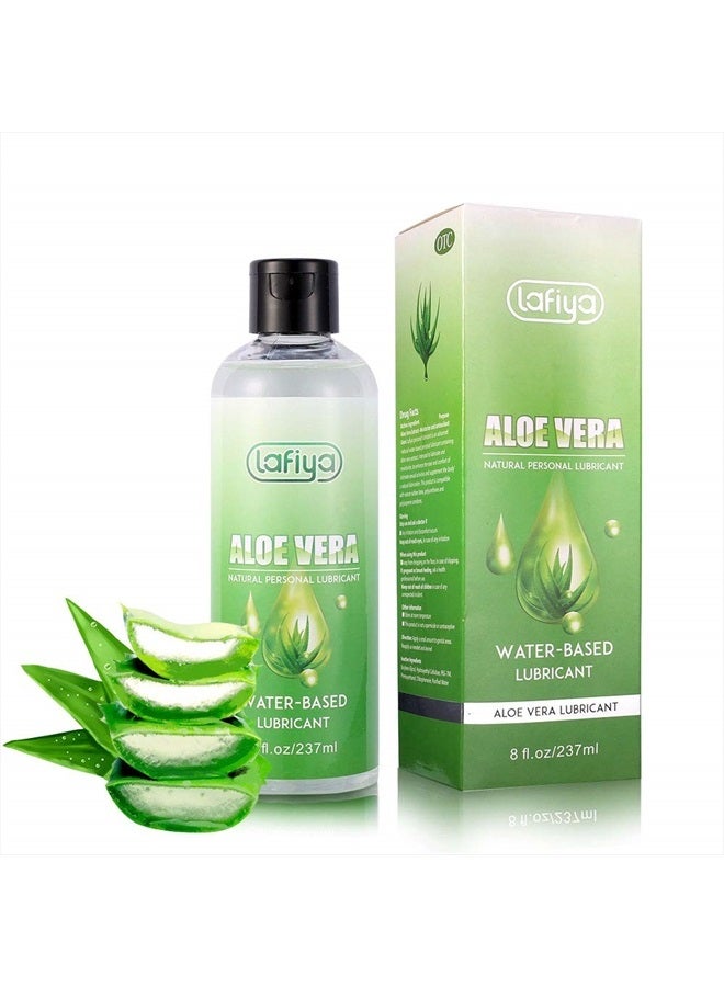 LAFIYA Aloe Personal Lubricant, Organic Water Based - 8 oz- Paraben Free - Image 1