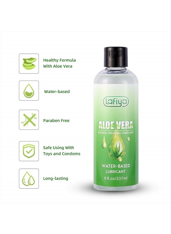 LAFIYA Aloe Personal Lubricant, Organic Water Based - 8 oz- Paraben Free - Image 4