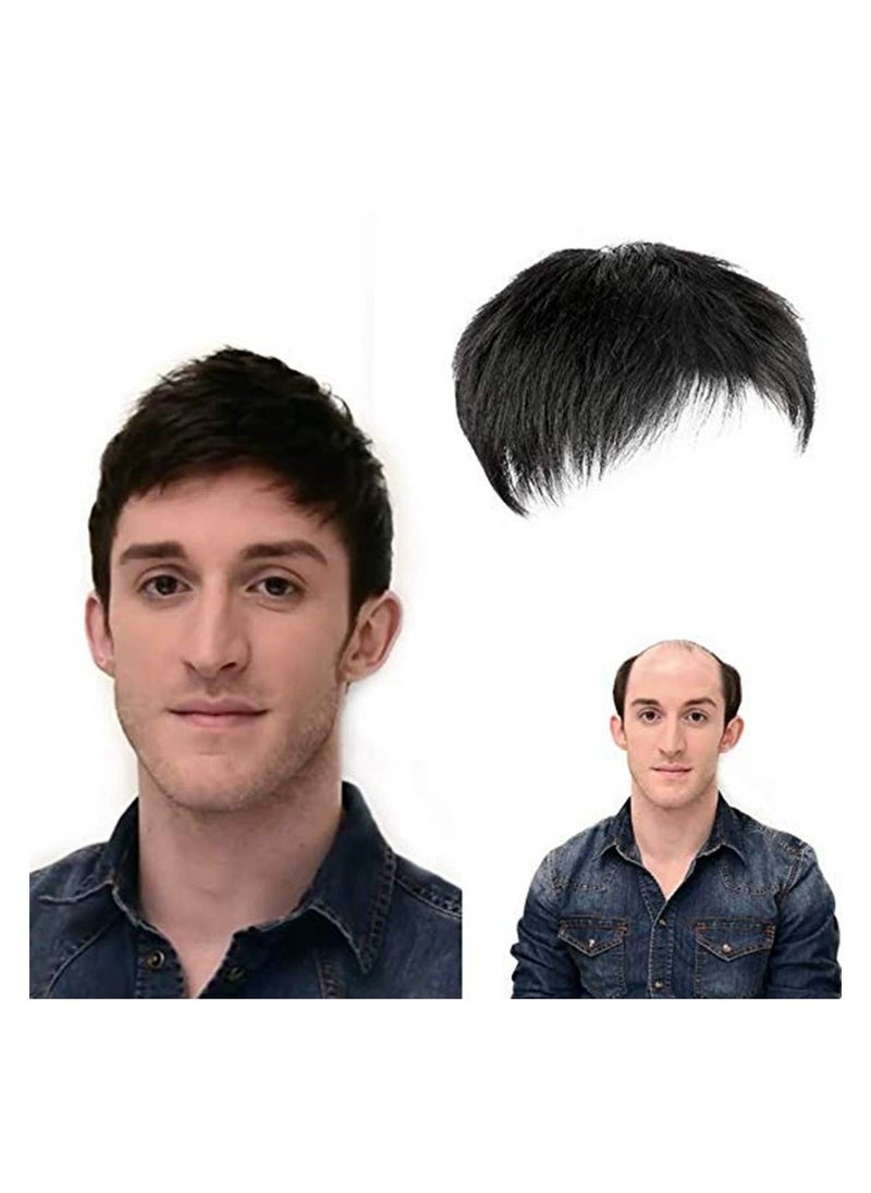 RedMapleTEK - Men's Wig Replacement Block Real Hair Top ReplacementPiece - Image 1