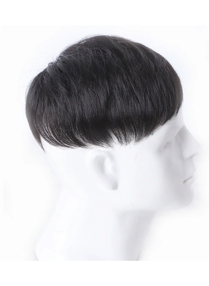 RedMapleTEK - Men's Wig Replacement Block Real Hair Top ReplacementPiece - Image 1