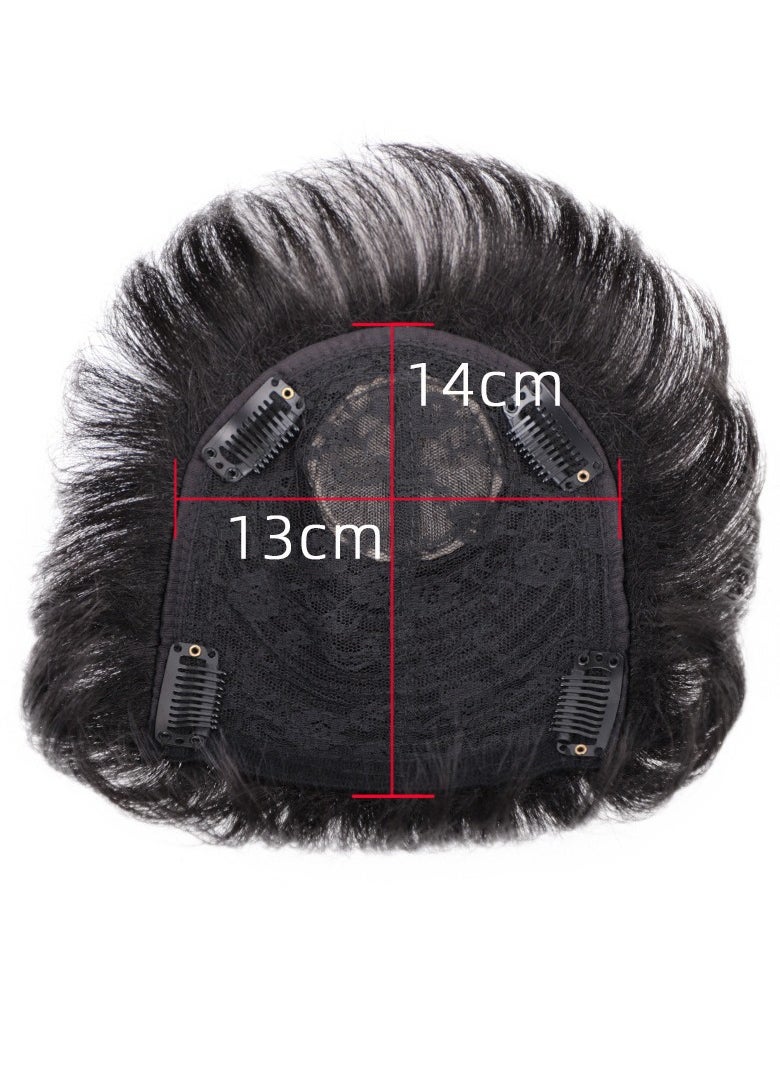 RedMapleTEK - Men's Wig Replacement Block Real Hair Top ReplacementPiece - Image 1