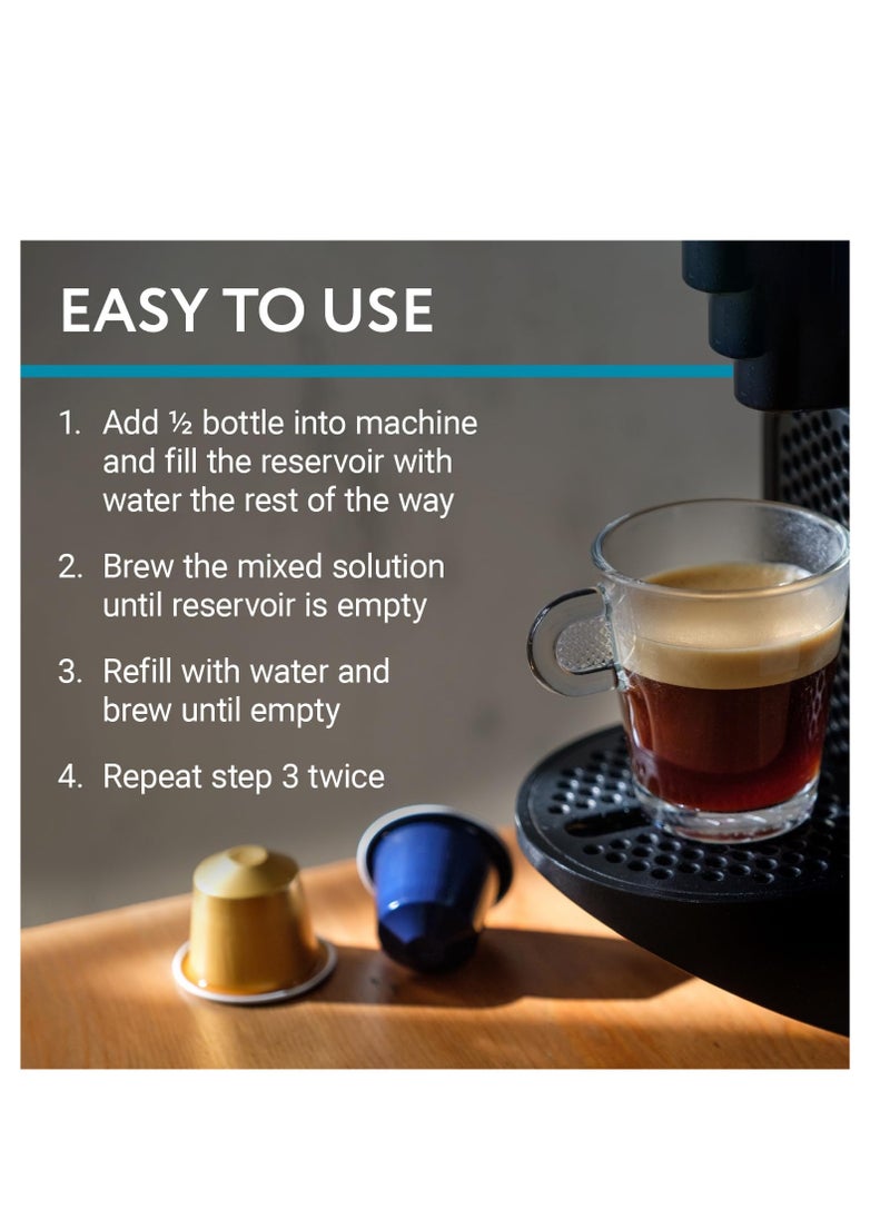 IMPRESA - Descaler (2 Pack, 2 Uses Per Bottle) - Made in the USA - Universal Descaling Solution for Keurig, Nespresso, Delonghi and All Single Use Coffee and Espresso Machines - Image 1