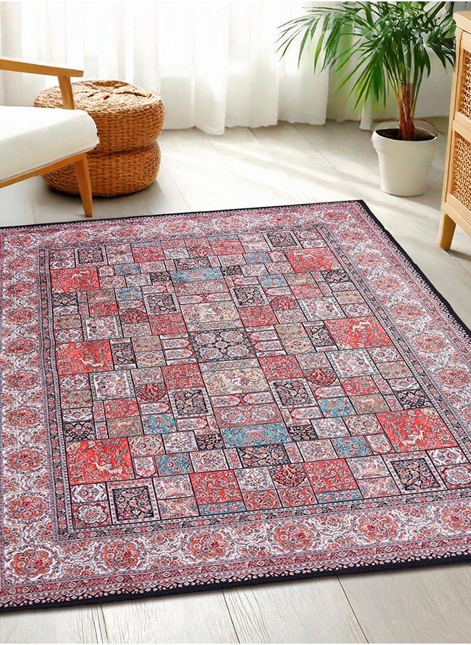 Status Contract Modern Persian Casual Silk Kashmiri Rug, 152 X 213 Cm  - Image 1