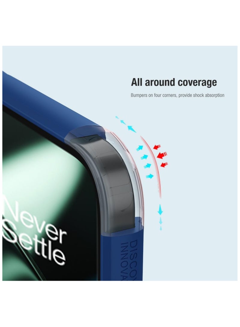 Nillkin Super Frosted Shield Pro Matte cover case for OnePlus 11 - Blue - Image 3