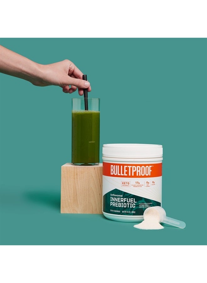 Bulletproof مسحوق الألياف البريبايوتيك Innerfuel بدون نكهة، 13.4 أونصة، مكمل لصحة الأمعاء، الصحة الهضمية ودعم المناعة - Image 5
