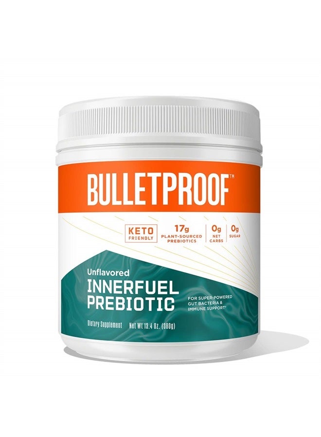 Bulletproof مسحوق الألياف البريبايوتيك Innerfuel بدون نكهة، 13.4 أونصة، مكمل لصحة الأمعاء، الصحة الهضمية ودعم المناعة - Image 3