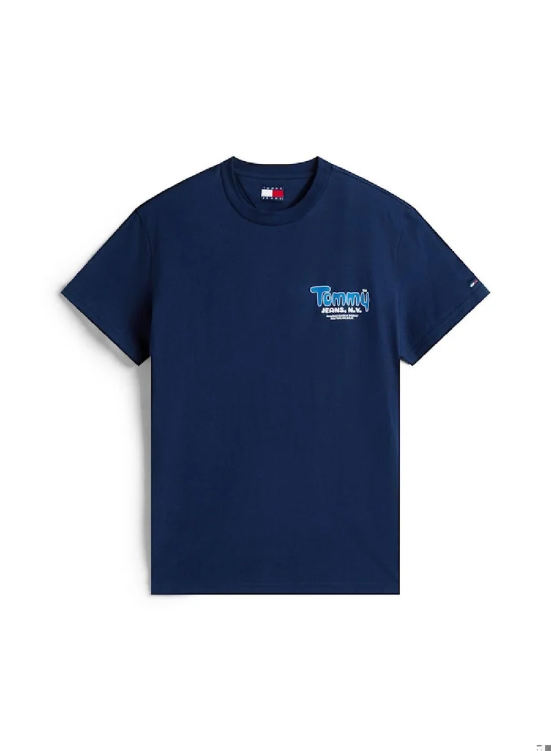 TOMMY JEANS Logo Slim Crew Neck T-Shirt