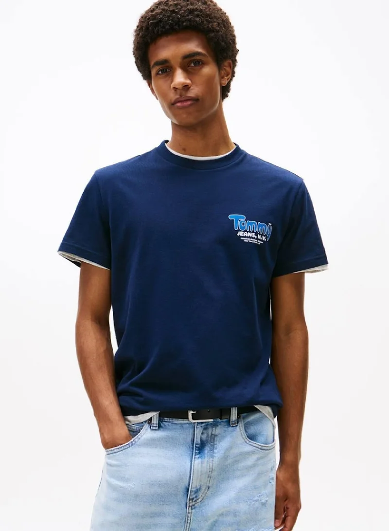 Logo Slim Crew Neck T-Shirt