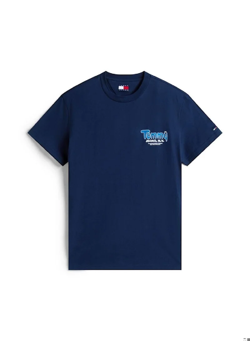 TOMMY JEANS  Logo Slim Crew Neck T-Shirt for Men | Best Price UAE