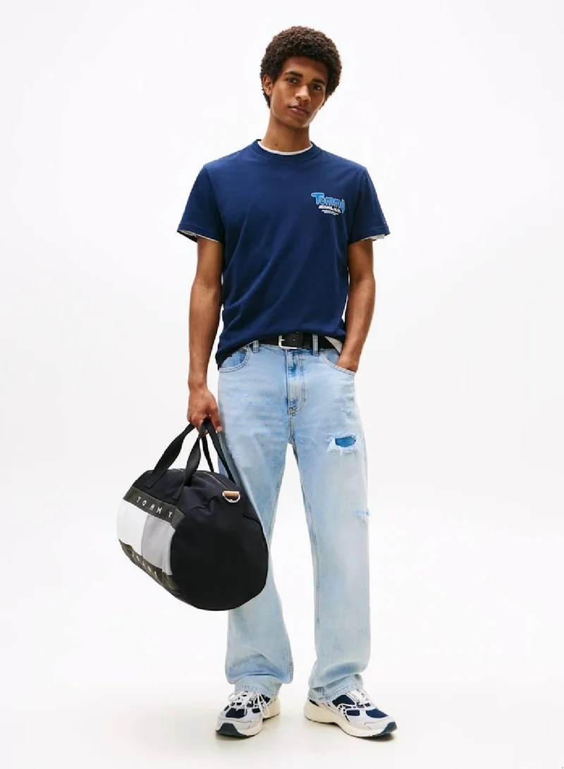 TOMMY JEANS  Logo Slim Crew Neck T-Shirt for Men | Best Price UAE