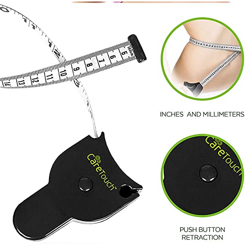 Care Touch Skinfold Body Fat Caliper Set, Measure Tape Included - Image 5