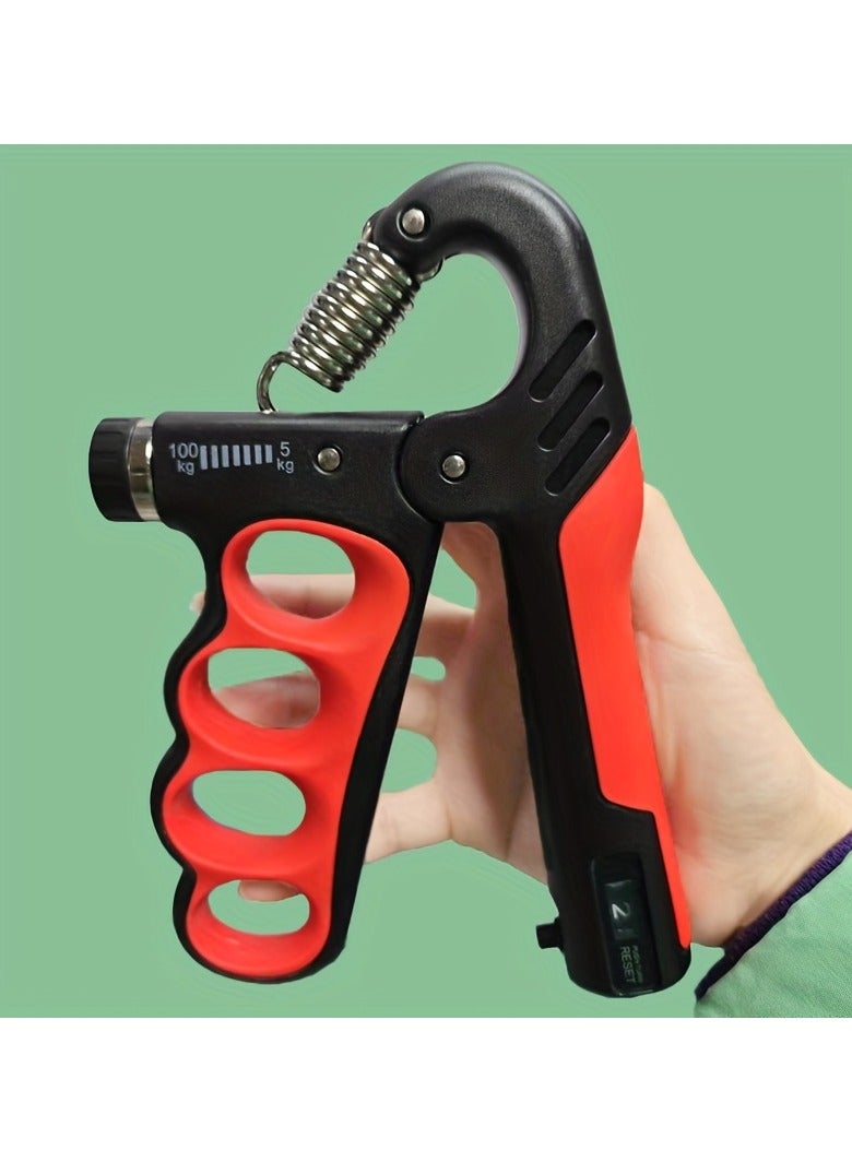 ارواق جهاز تدريب قوة القبضة، مقبض عد ميكانيكي، مناسب لتدريب القوة وإعادة التأهيل، 5-100 كجم / 11.02-220.46 رطل - Image 5