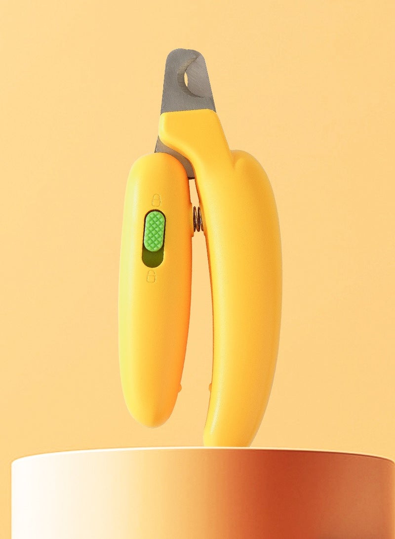 جلوسكي موزة لطيفة - على شكل! الحيوانات الأليفة - مقصات الأظافر الخاصة، المضادة للنزيف لراحة البال رقم - Image 1