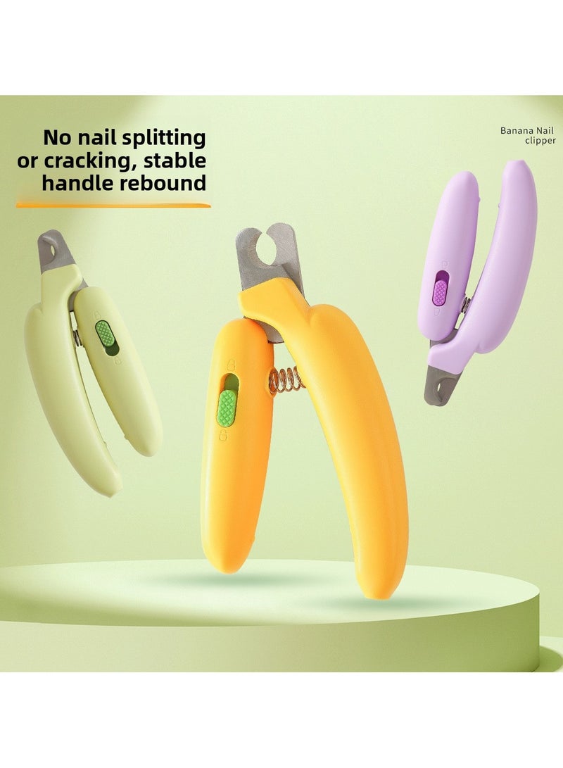 جلوسكي موزة لطيفة - على شكل! الحيوانات الأليفة - مقصات الأظافر الخاصة، المضادة للنزيف لراحة البال رقم - Image 3