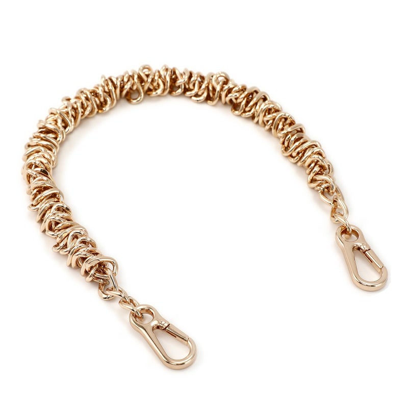 Yichain Unique Metal Bag Chains Purse Handles Shoulder Strap Replacement Accessories Charms For Handbags(Gold 16 Inch) - Image 1