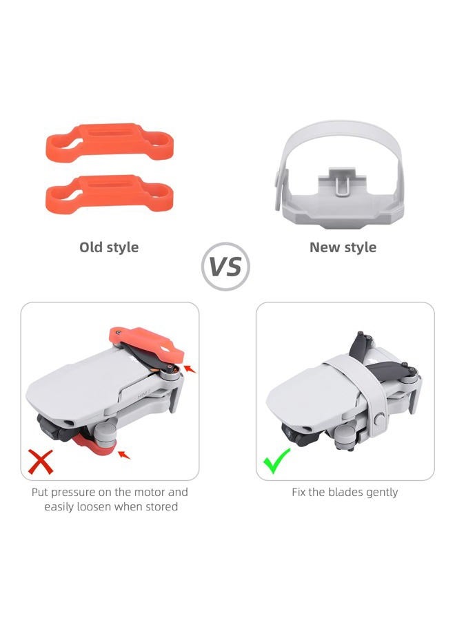 HeiyRC حزام حامل المروحة لطائرة DJI Mini 4K / Mini 2 / Mini 2 SE / Mavic Mini لحماية شفرات طائرة Specta - Image 2