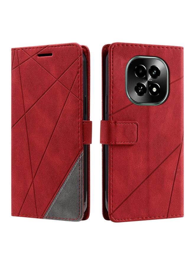 S-TOP Case For Realme V60 5G Skin Feel Splicing Leather Phone Case - Image 2