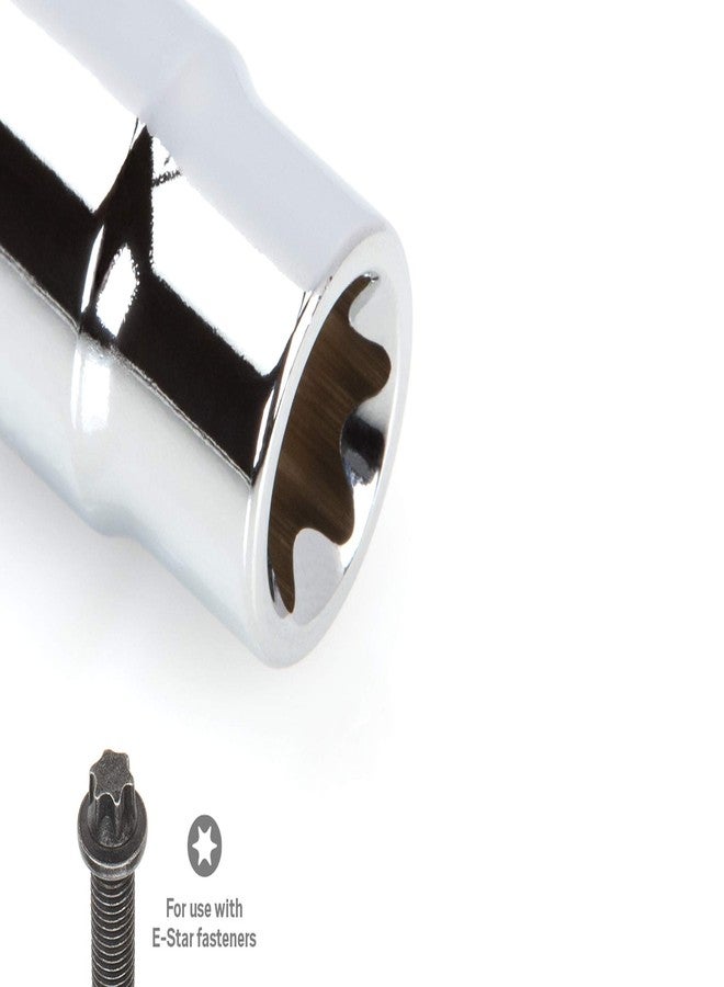 تيكتون طقم مفك براغي توركس/تي آر توركس بقطر 3/8 بوصة ومقبس نجمة خارجي مع حافظة، 36 قطعة (T10-T60، TR10-TR60، E4-E20) | SKT15402 - Image 5