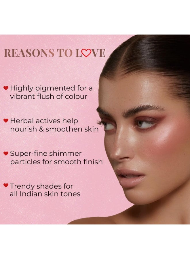 Just herbs Halo Glow Drop Blush Mango Butter + Rice Starch, Weightless Creamy Liquid Blush 10 ml-04 	Nuts For Coco - Image 3