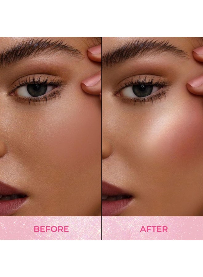 Just herbs Halo Glow Drop Blush Mango Butter + Rice Starch, Weightless Creamy Liquid Blush 10 ml-04 	Nuts For Coco - Image 2