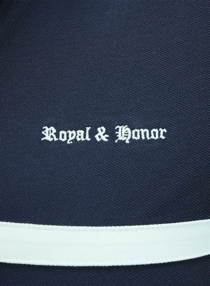 GIORDANO  Women's Union Jack Polo Shirt - Cotton Lycra, Slim Fit for Women | Best Price UAE